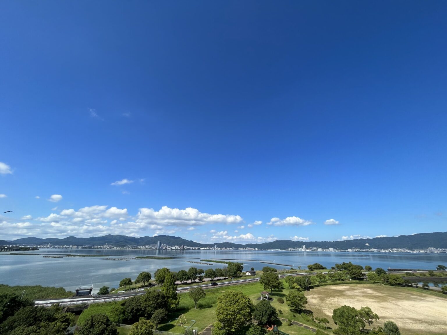 琵琶湖の風景