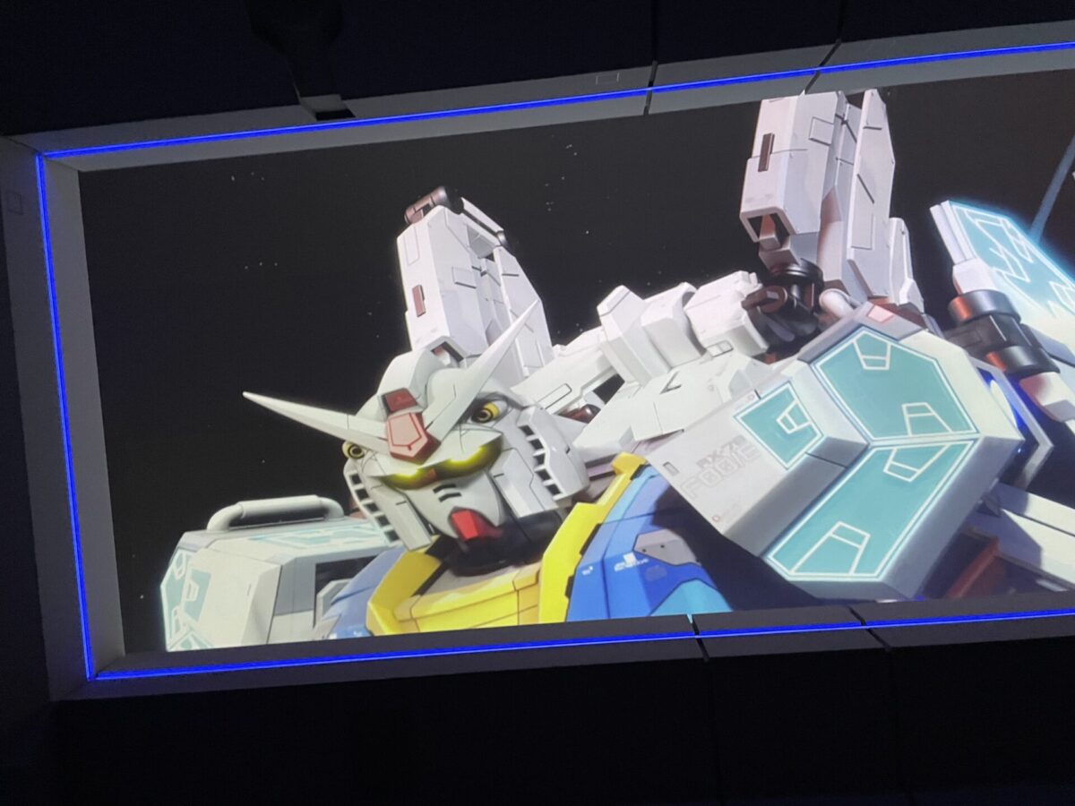 ガンダムパビリオンのワンシーン