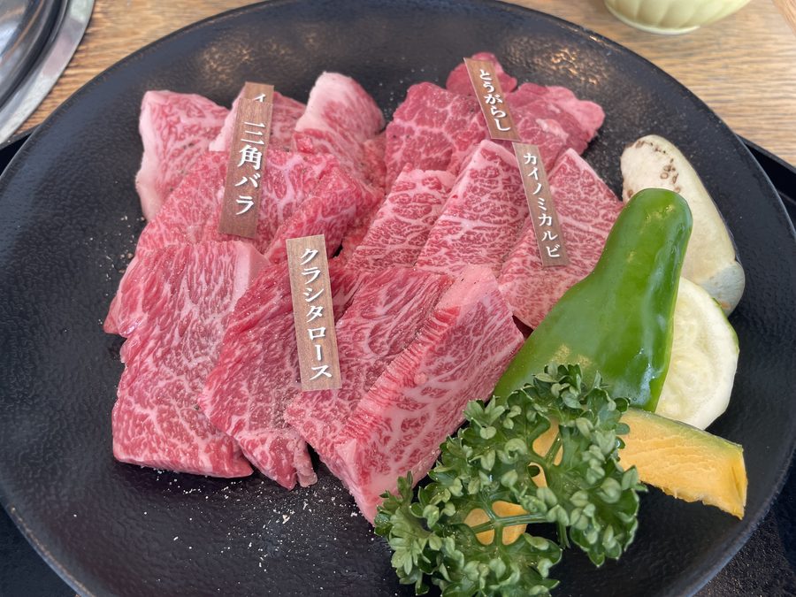 近江牛五点盛り